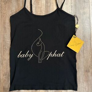 NWT Baby Phat tank top with crystals, one size fits most- measurements in photos